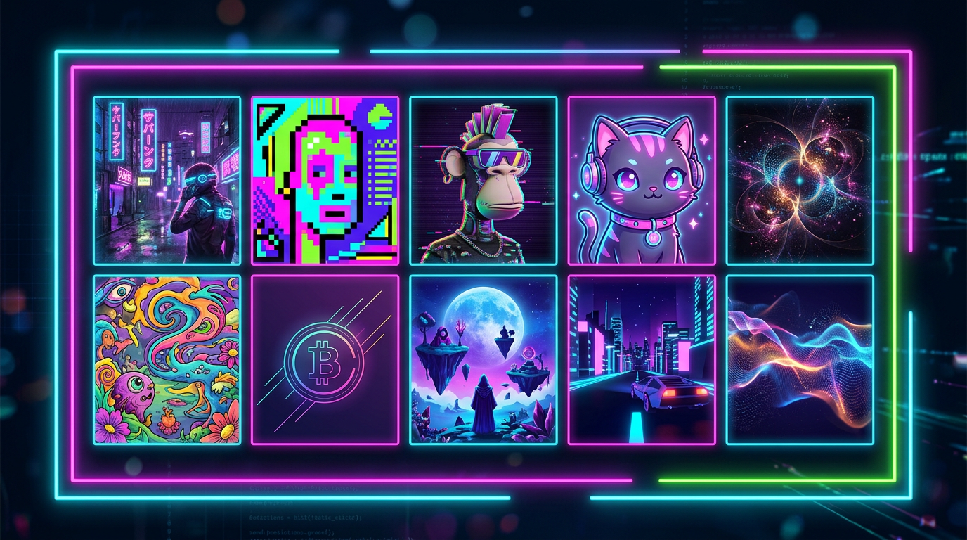 10 estilos visuales que están dominando los NFTs en 2026
