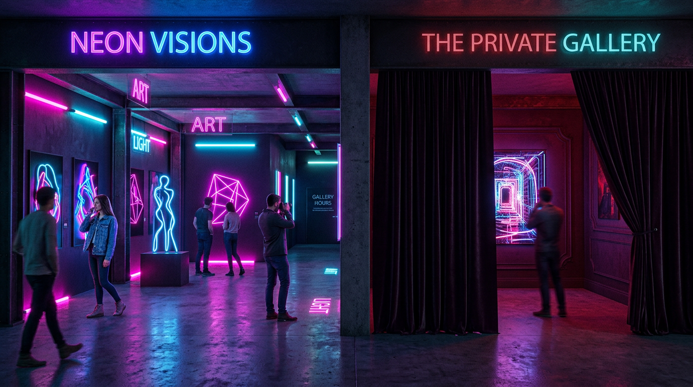 Galería pública vs privada: qué eligen los artistas en NanoMint