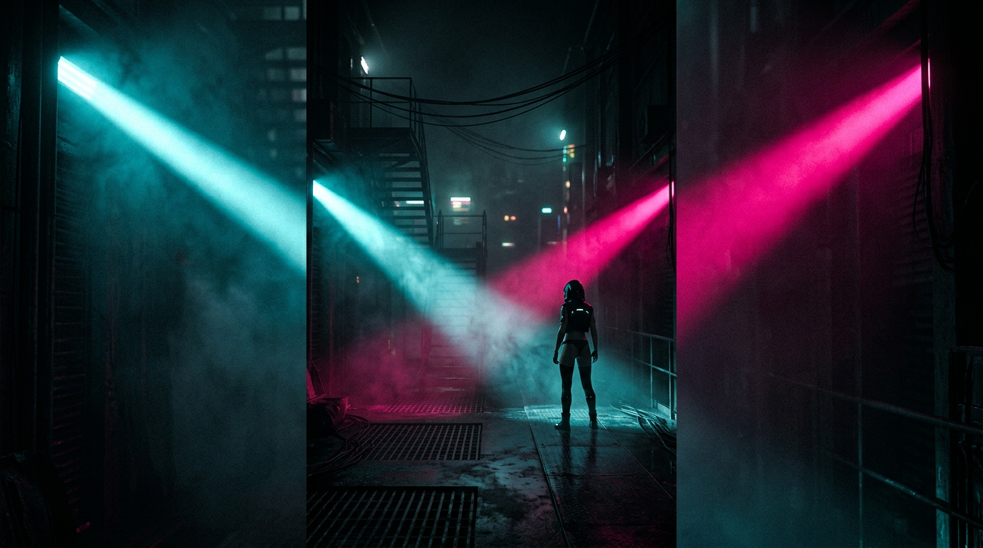 Luz cinematográfica en prompts: 12 fórmulas que cambian todo